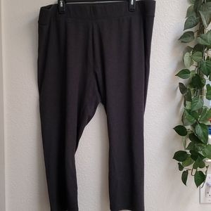 Womens Vera wang 2x charcoal grey capri legging